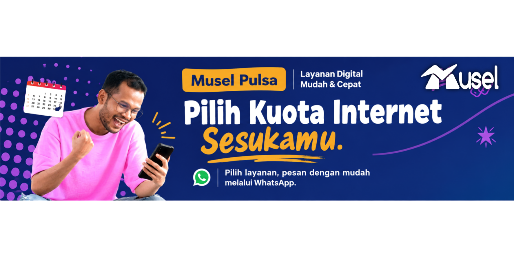 Musel Pulsa - Pilih Kuota Internet Sesukamu